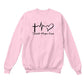 Faith, Hope, & Love Letter Christian Sweatshirt