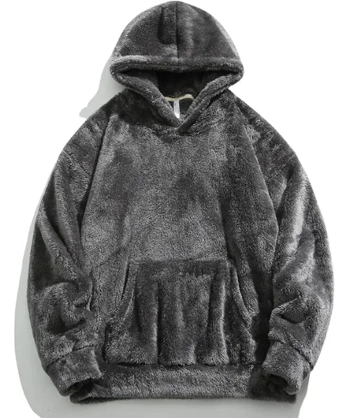 Fluffy (faux cashmere) hoodie