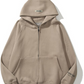 Basic Pastal Zip-up Hoodie