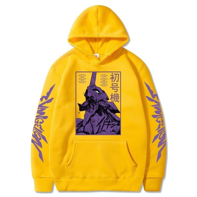 Anime EVA Long Sleeve Hoodie