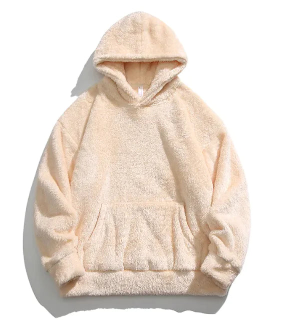 Fluffy (faux cashmere) hoodie