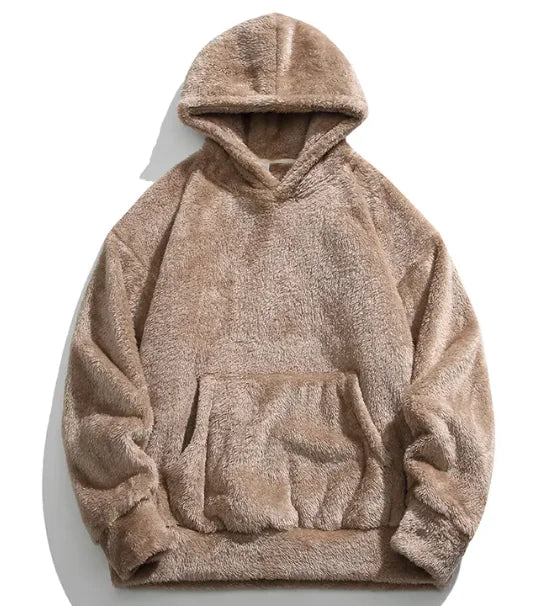 Fluffy (faux cashmere) hoodie