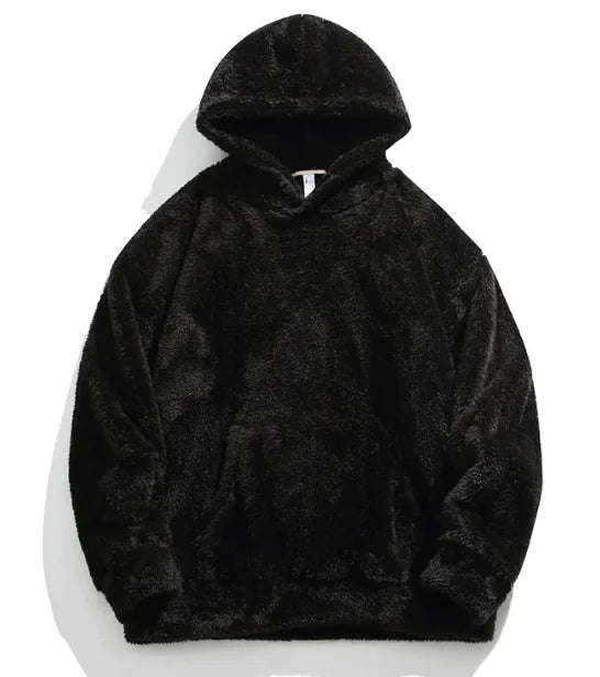 Fluffy (faux cashmere) hoodie