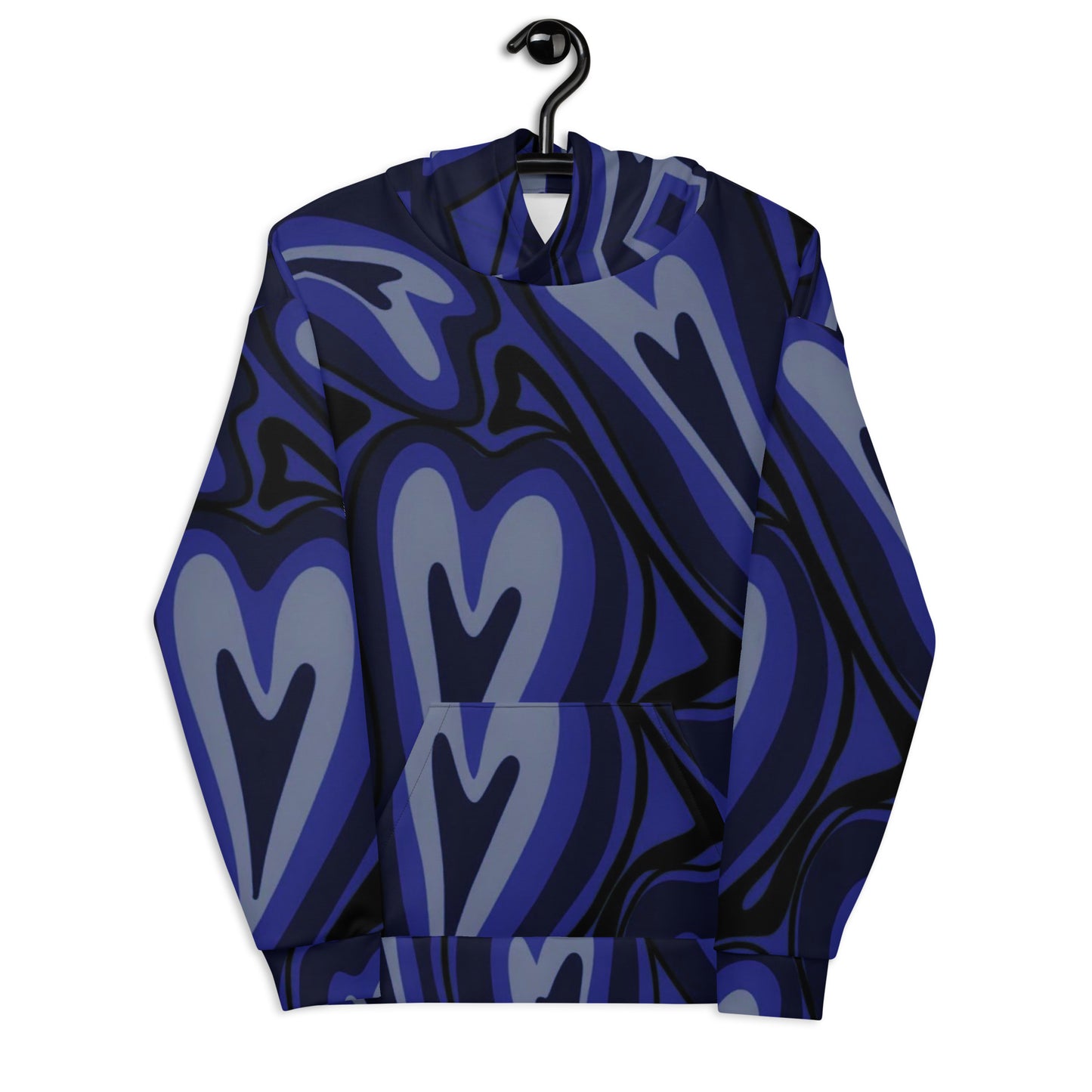 Blue Hearts Hoodie