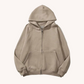 Plain Zip-Up Hoodie