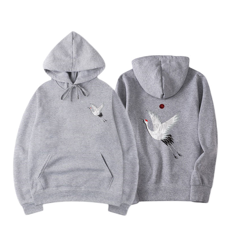 Crane Graphic Hoodie