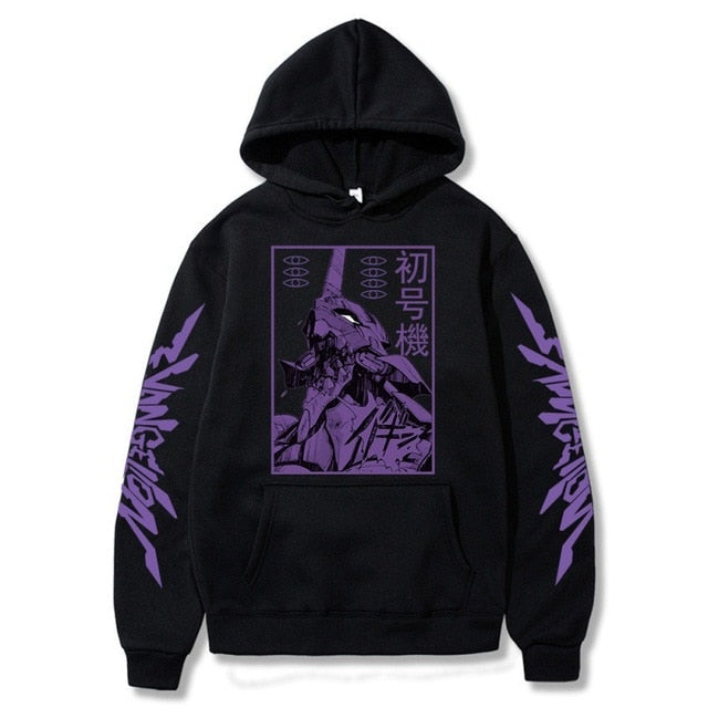 Anime EVA Long Sleeve Hoodie