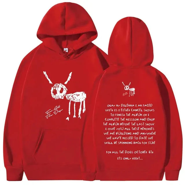 For All The Dogs Album Cover hoodie