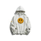 Smile Face Patchwork Hoodie