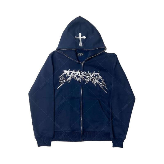 Cross Hooded Sweater