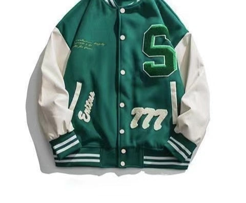 Embroidered Baseball Jacket