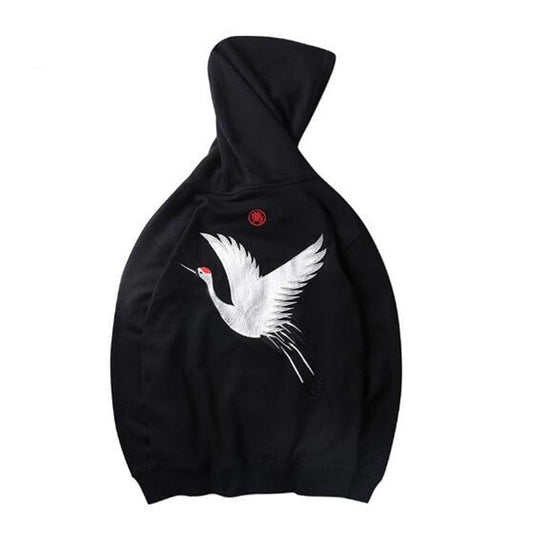 Crane Graphic Hoodie