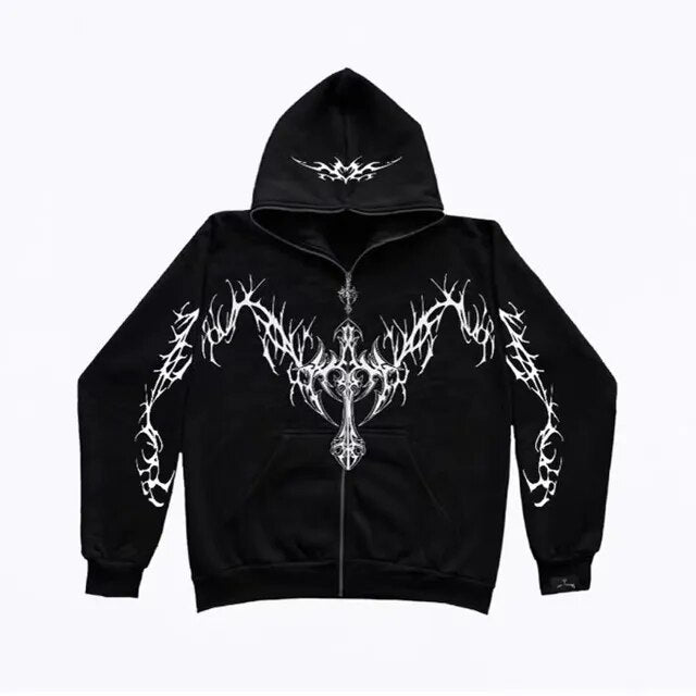 Gothic Zipper Hoodies