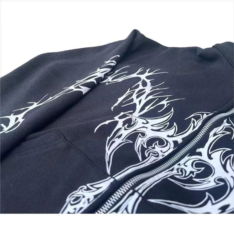 Gothic Zipper Hoodies