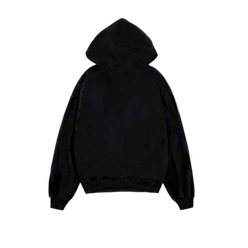 Unisex Black Zip Hoodie