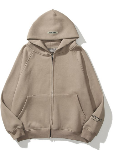 Basic Pastal Zip-up Hoodie