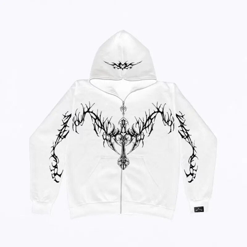 Gothic Zipper Hoodies