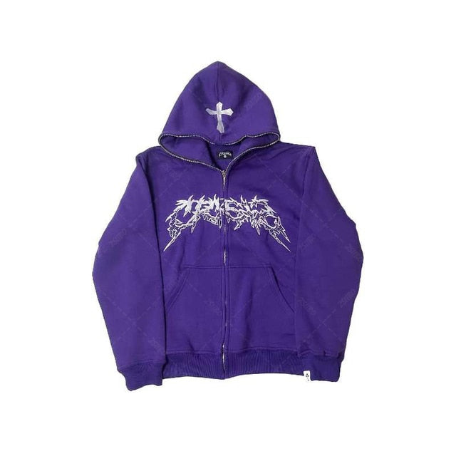 Cross Hooded Sweater