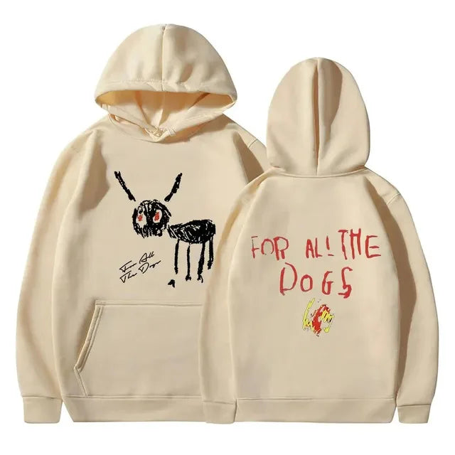 For All The Dogs Album Cover hoodie