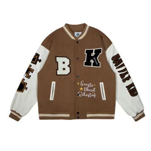 Embroidered Baseball Jacket