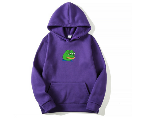 Sad Tearing Frog Hoodie