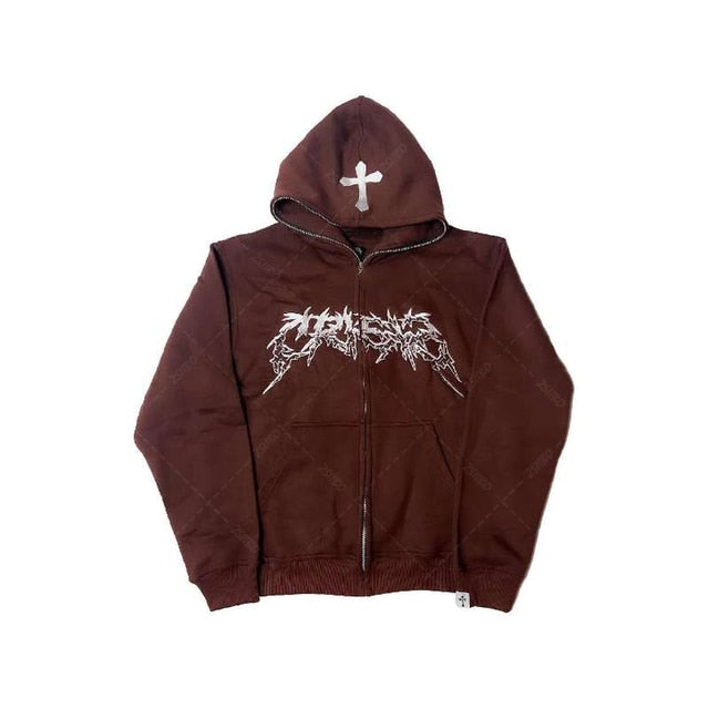 Cross Hooded Sweater