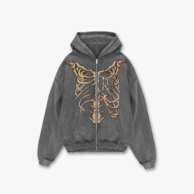 Cross Zip-up Hoodie