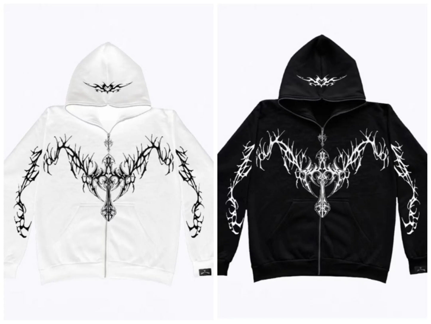 Gothic Zipper Hoodies