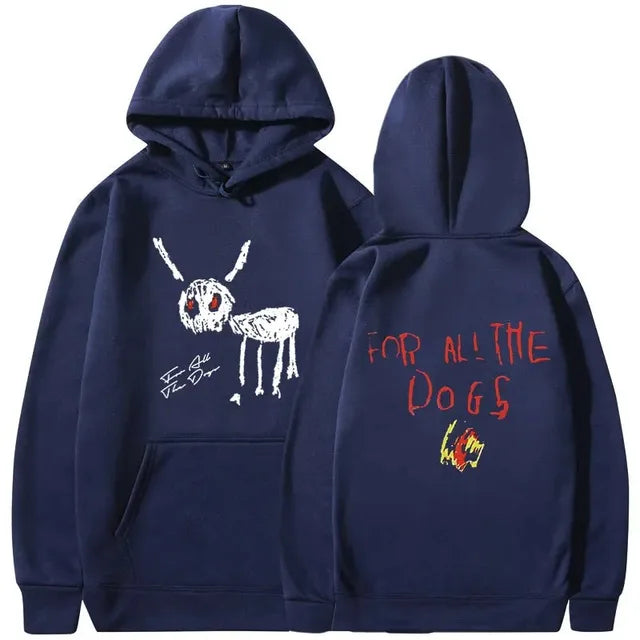 For All The Dogs Album Cover hoodie