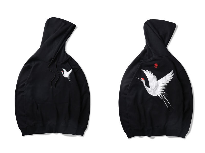 Crane Graphic Hoodie