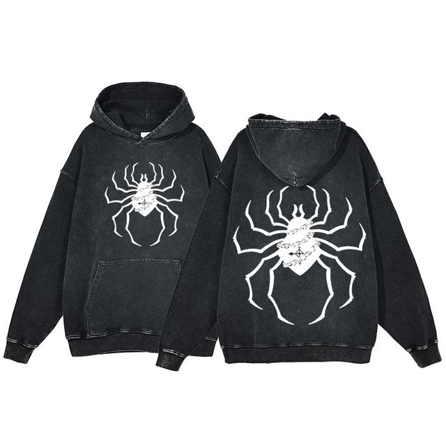 Spider Zipper Hoodies