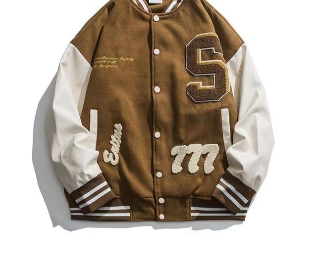 Embroidered Baseball Jacket