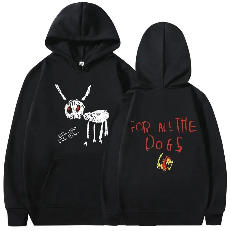 For All The Dogs Album Cover hoodie