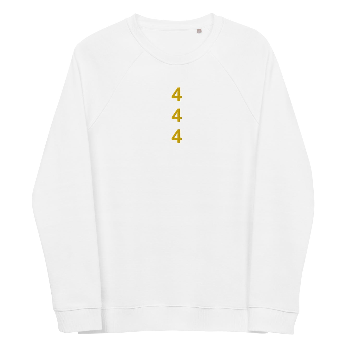 Unisex organic raglan sweatshirt