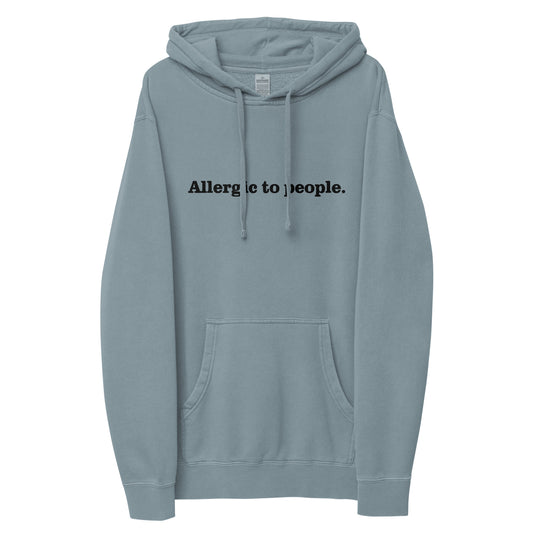 Unisex pigment-dyed hoodie