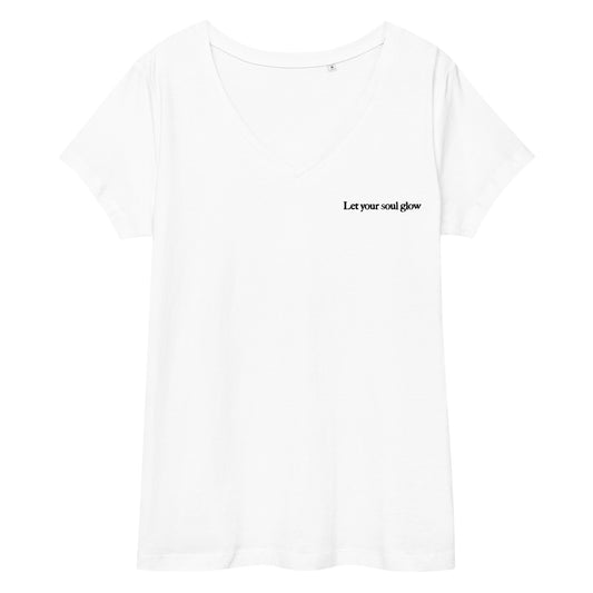 Women’s fitted v-neck t-shirt