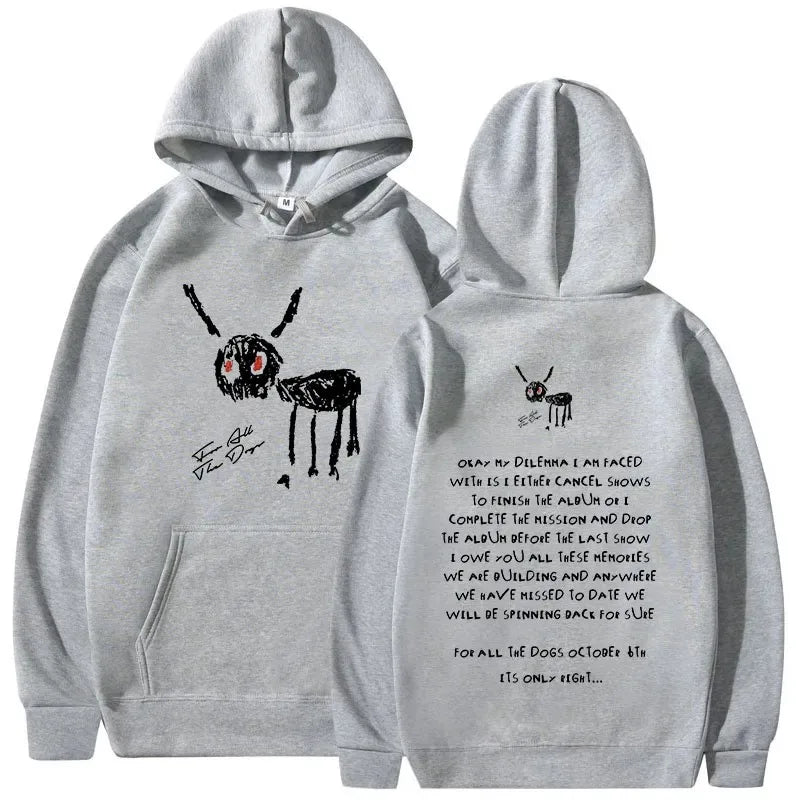 For All The Dogs Album Cover hoodie